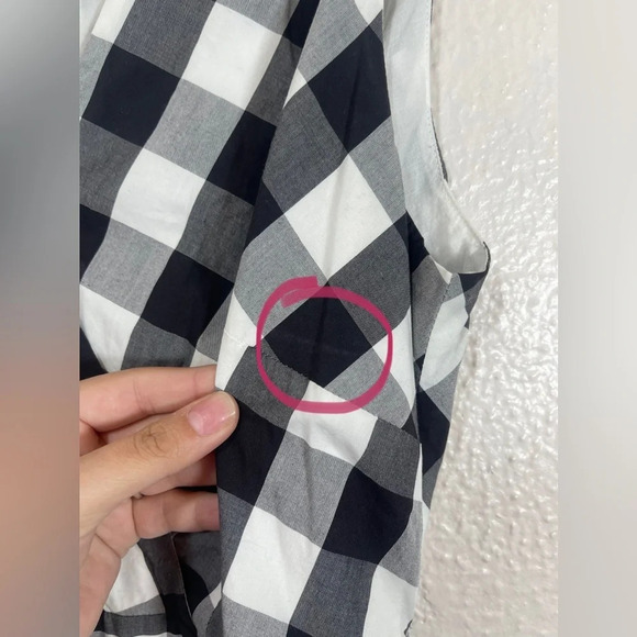 J. Crew Gingham Sleeveless Faux-Wrap Midi Dress Cotton Poplin Women’s 6 Romantic - Picture 9 of 16